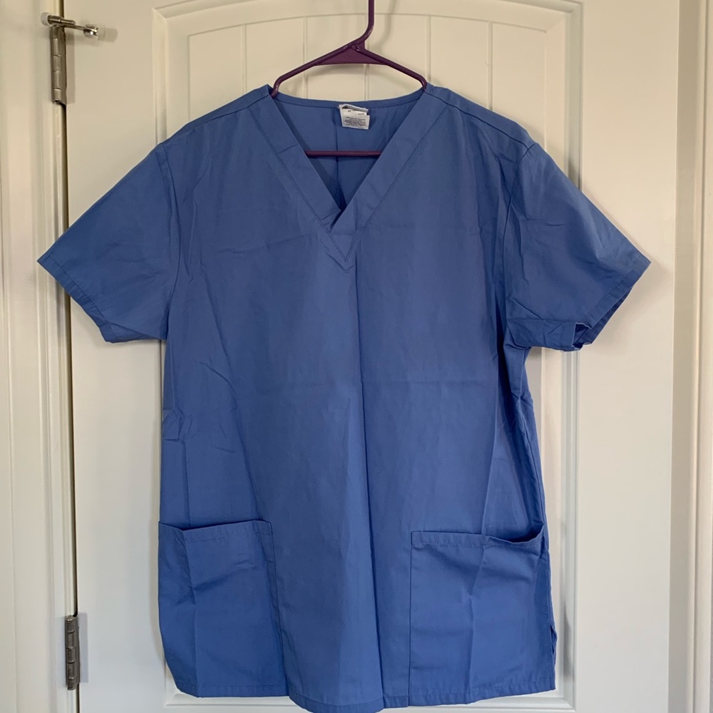 Blue scrubs